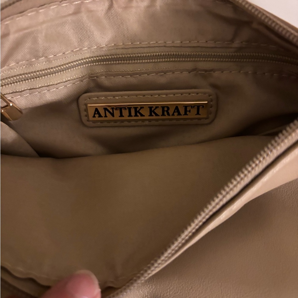 Actiq Kraft Anthropologie  Tan Woven Hobo Women's Bag - Picture 7 of 7
